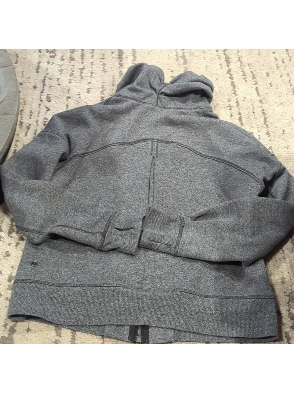 Lululemon Hug It Out Jacket Heathered Speckled Black